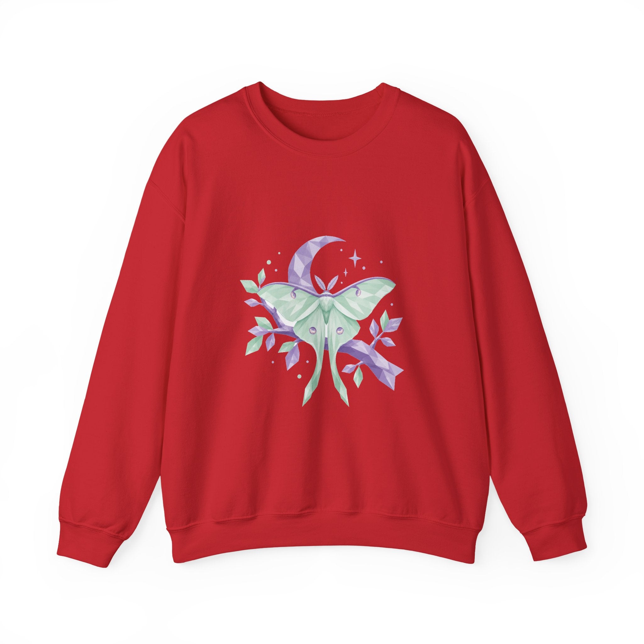 Matching Couple Sweatshirt - Butterfly & Moth Matching Couple Comfort Colors Crew Geometric Art His Hers Love Gift - Design B