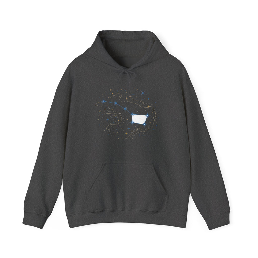 Matching Couple Sweatshirt - Big & Little Dipper Matching Couple Hooded Sweatshirt Minimalist Art His Hers Valentine Gift - Design A