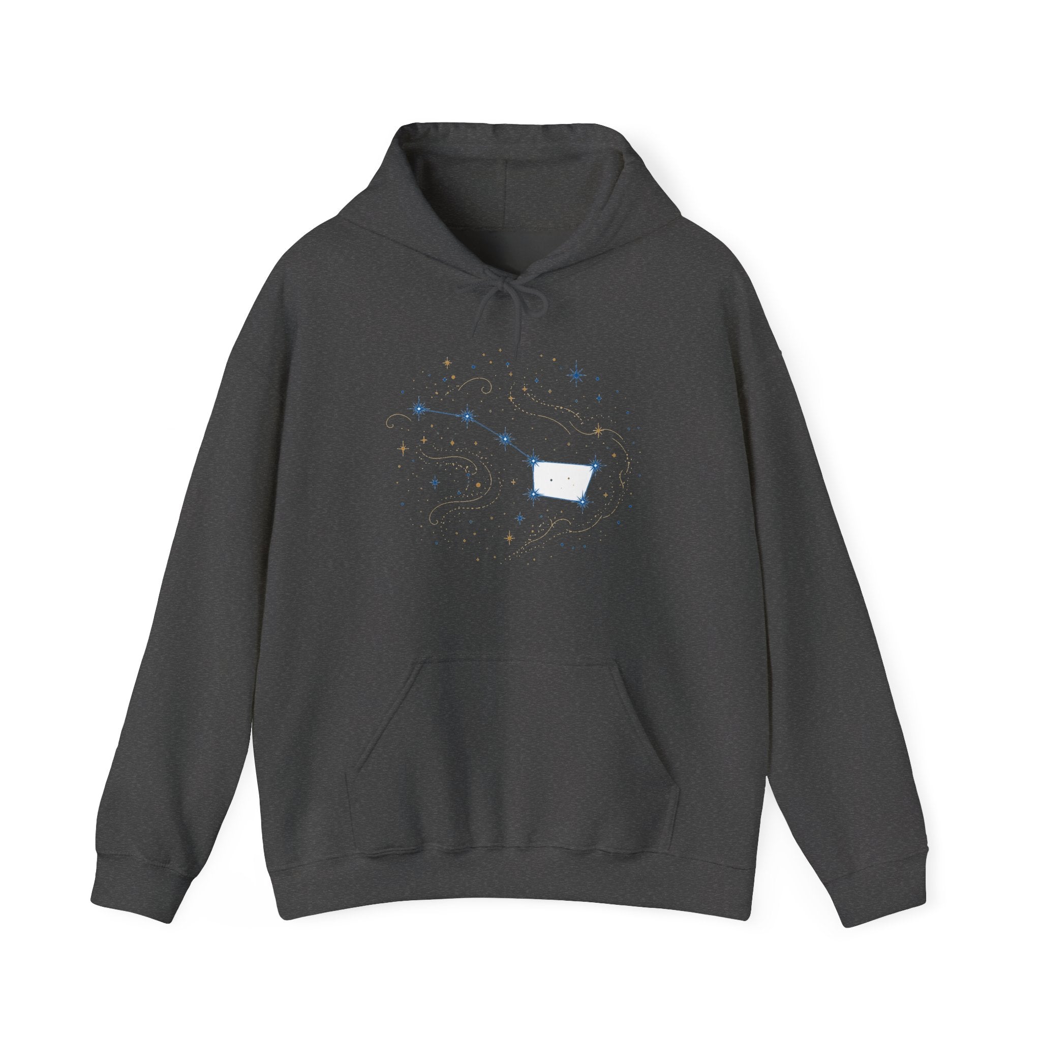 Matching Couple Sweatshirt - Big & Little Dipper Matching Couple Hooded Sweatshirt Minimalist Art His Hers Valentine Gift - Design A