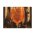 Aperol Spritz Monkeys Wall Art Canvas 24×36 Art Deco Bar Area Decor Maximalist Print