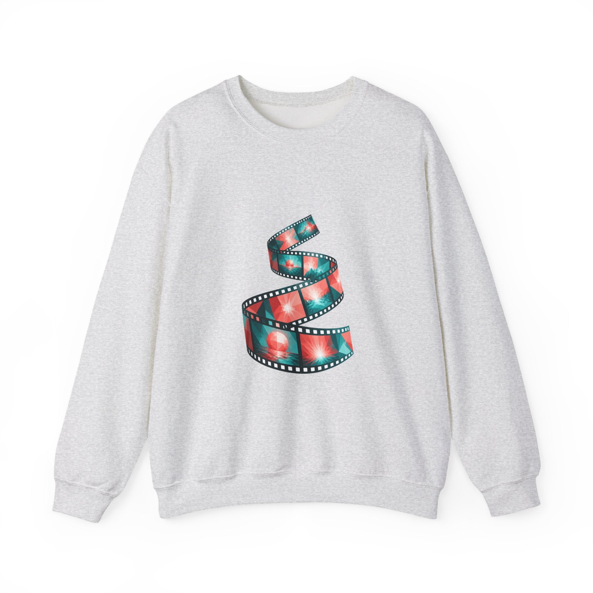 Matching Couple Sweatshirt - Camera & Film Matching Couple Crewneck Sweatshirt Geometric Art His Hers Couple Gift - Design B