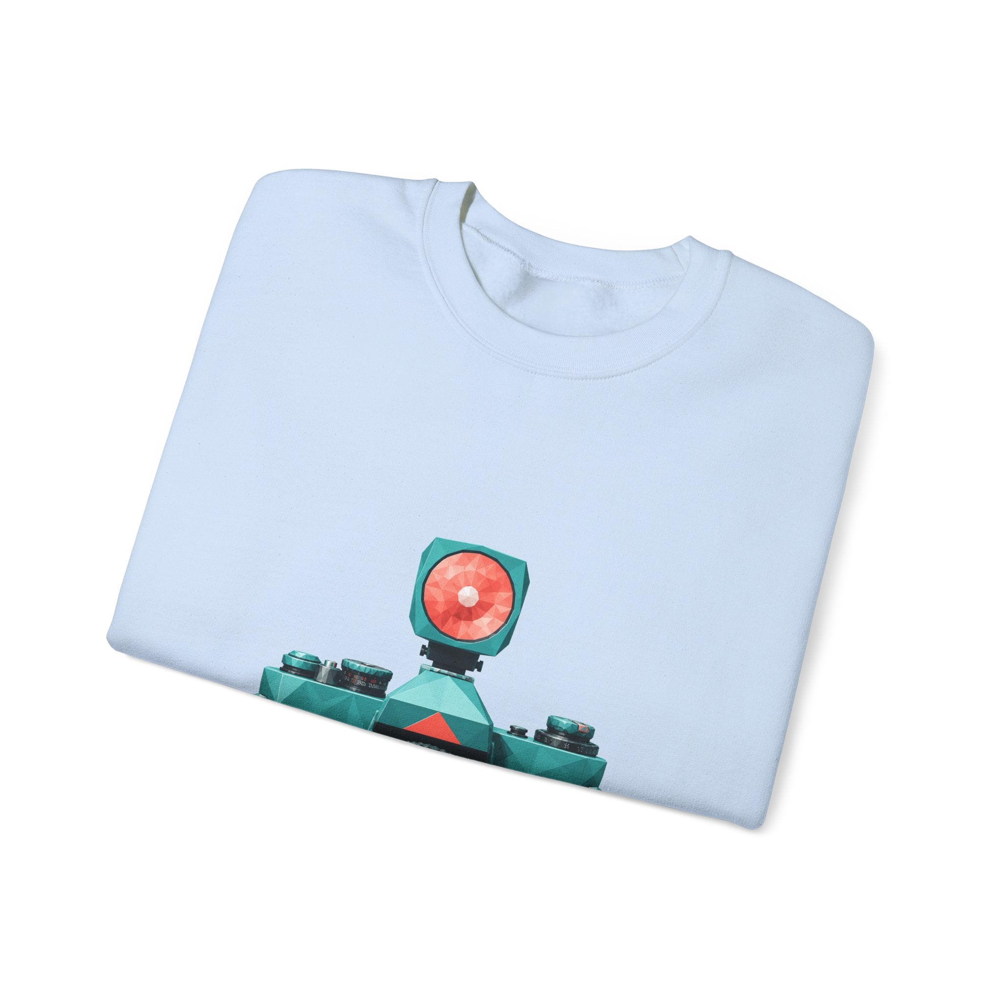 Matching Couple Sweatshirt - Camera & Film Matching Couple Crewneck Sweatshirt Geometric Art His Hers Couple Gift - Design A