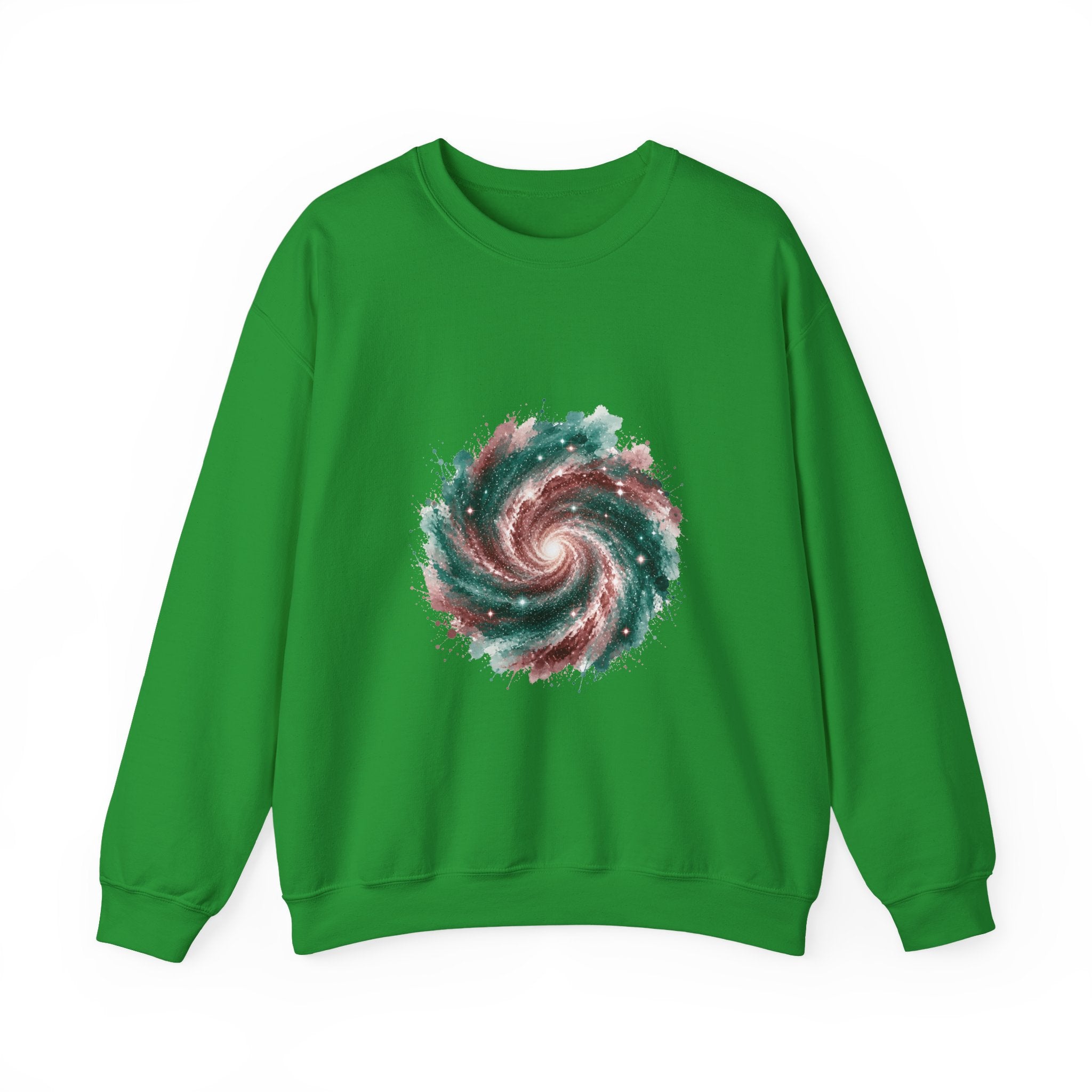 Matching Couple Sweatshirt - Galaxy & Supernova Matching Couple Comfort Colors Crew Watercolor Art His Hers Birthday Gift - Design A