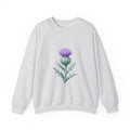 Matching Couple Sweatshirt - Lavender & Thistle Matching Couple Premium Fleece Sweatshirt Geometric Art His Hers Love Gift - Design B