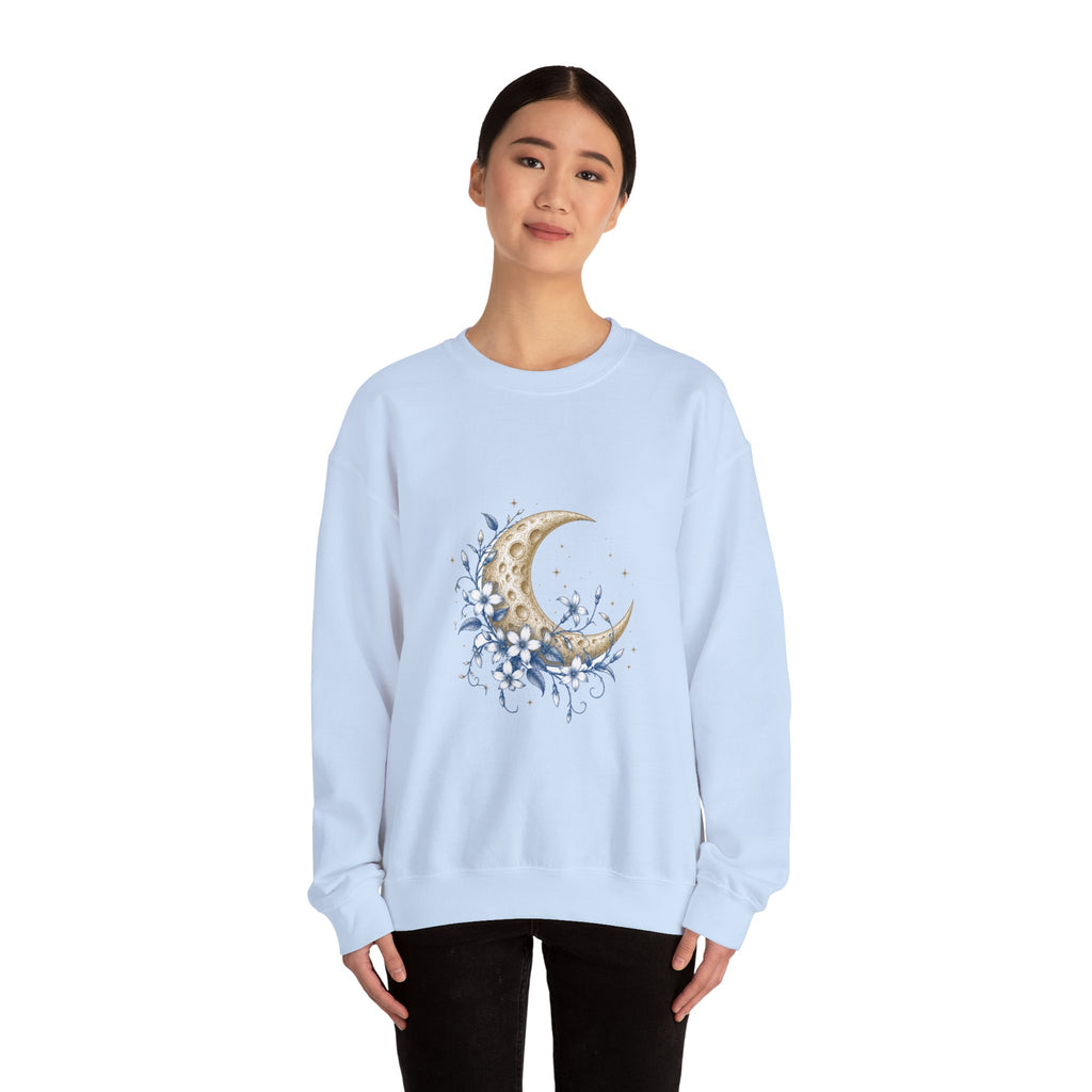 Matching Couple Sweatshirt - Sun & Moon Matching Couple Premium Fleece Sweatshirt Vintage Art His Hers Honeymoon Gift - Design A