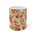 Biscotti & Vin Santo 11oz Ceramic Mug Mediterranean Kitchen Watercolor Splash Design Italian Cottagecore Gift