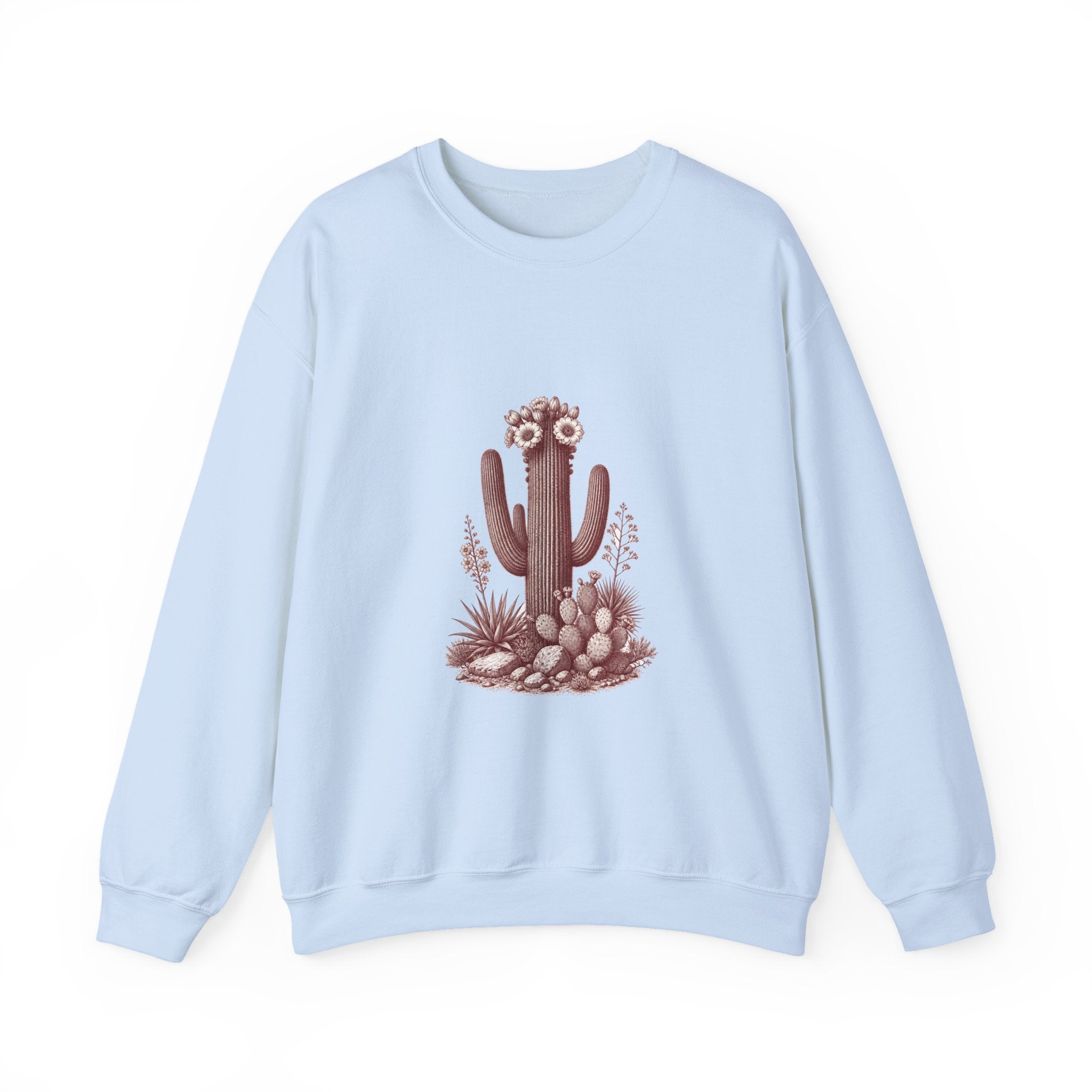 Matching Couple Sweatshirt - Desert & Rainforest Matching Couple Comfort Colors Crew Vintage Art His Hers Honeymoon Gift - Design A
