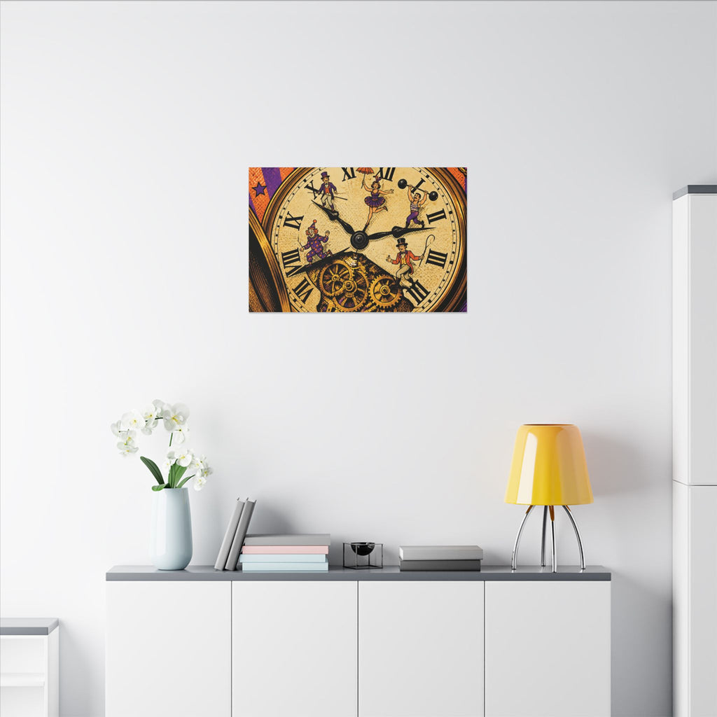 Pocket Watch Performers Wall Art Canvas 16×20 Pop Art Living Room Decor Maximalist Print