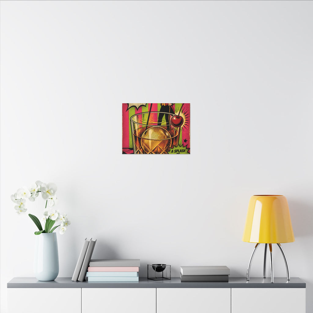 Old Fashioned Ringmaster Wall Art Canvas 24×36 Pop Art Restaurant Decor Maximalist Print