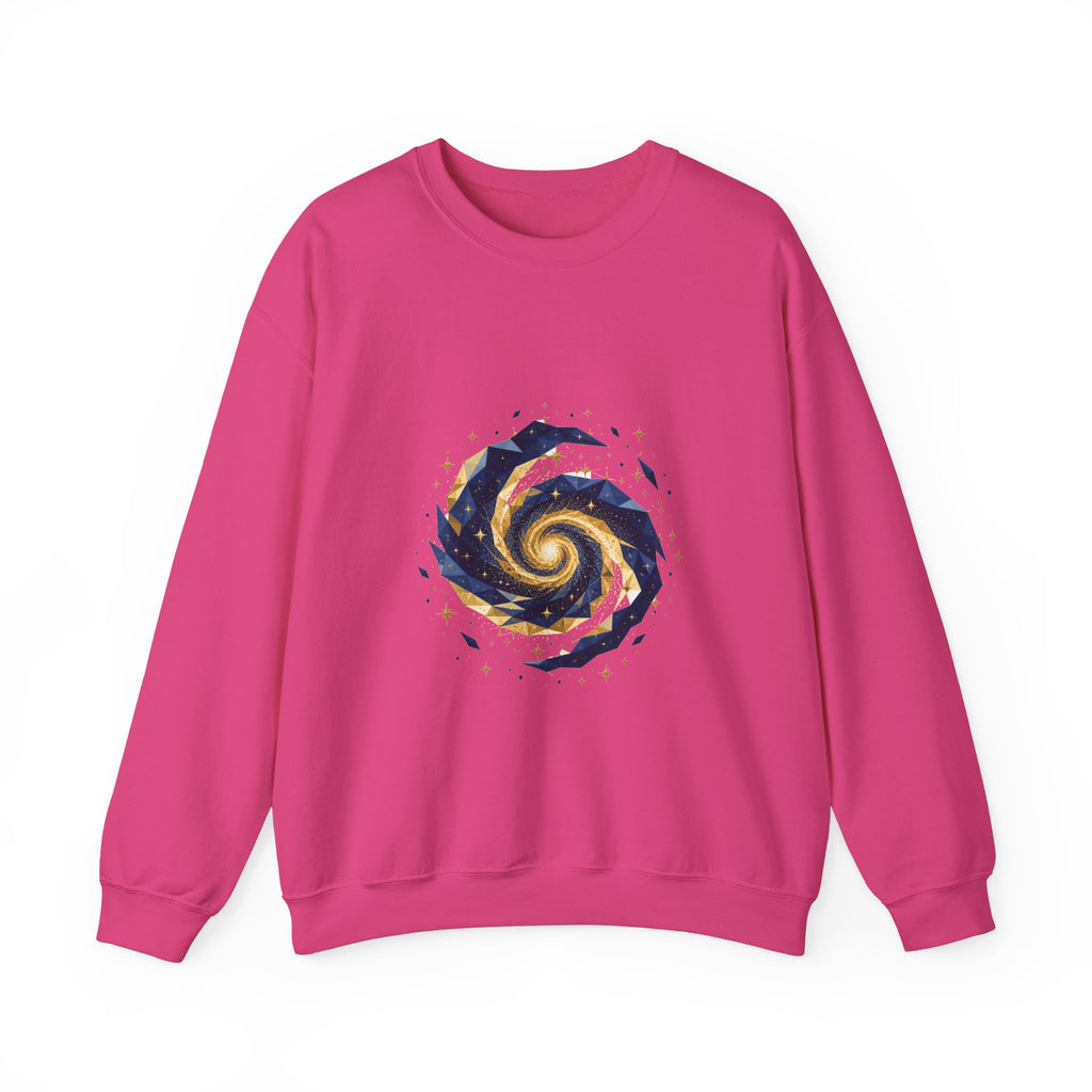 Matching Couple Sweatshirt - Galaxy & Supernova Matching Couple Comfort Colors Crew Geometric Art His Hers Love Gift - Design A