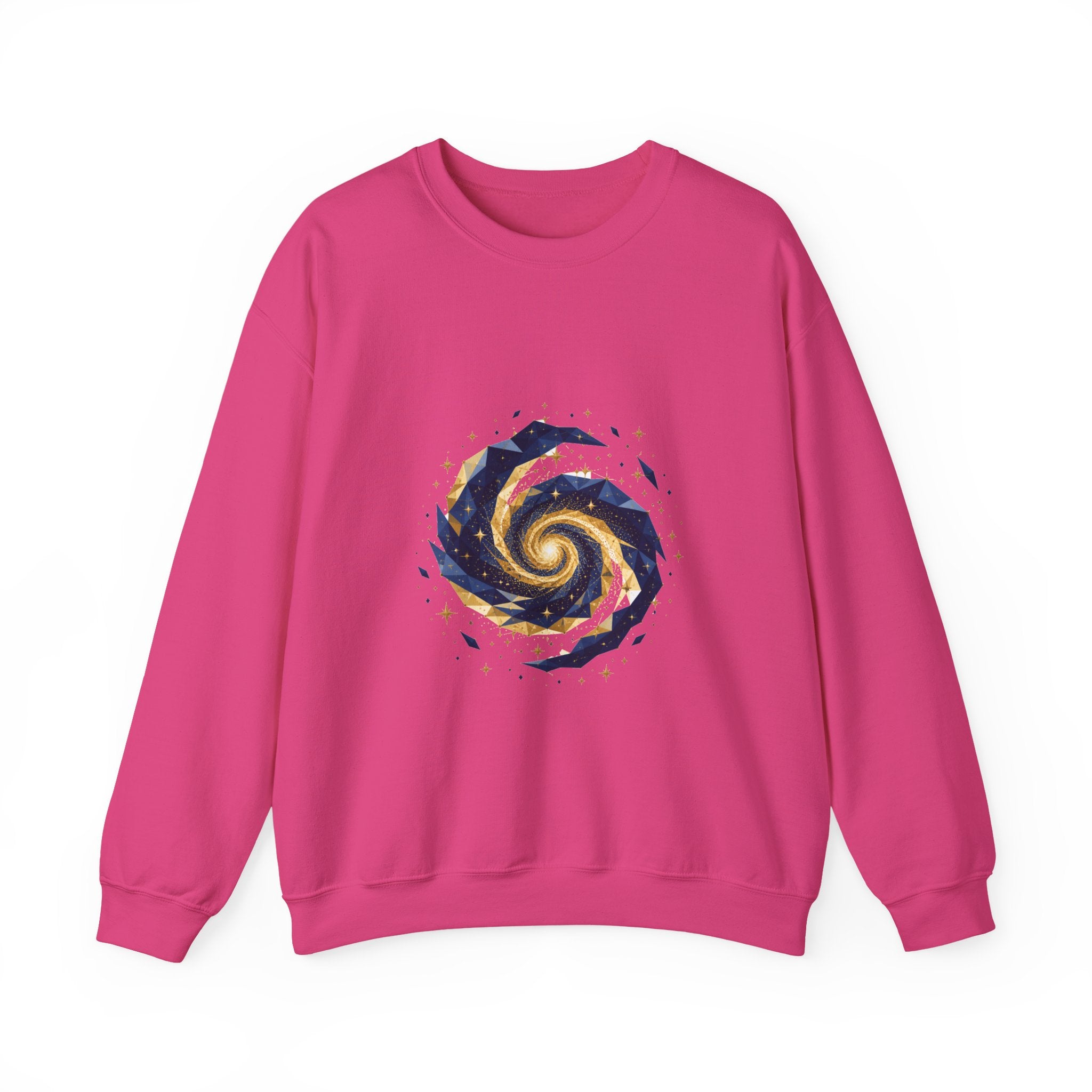 Matching Couple Sweatshirt - Galaxy & Supernova Matching Couple Comfort Colors Crew Geometric Art His Hers Love Gift - Design A