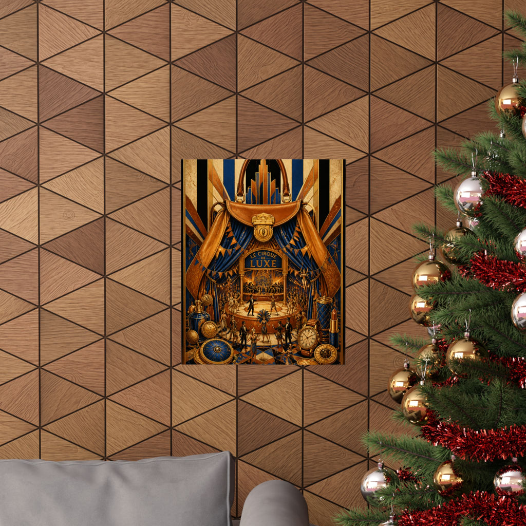 Handbag Big Top Wall Art Poster 24×36 Art Deco Bar Area Decor Maximalist Print