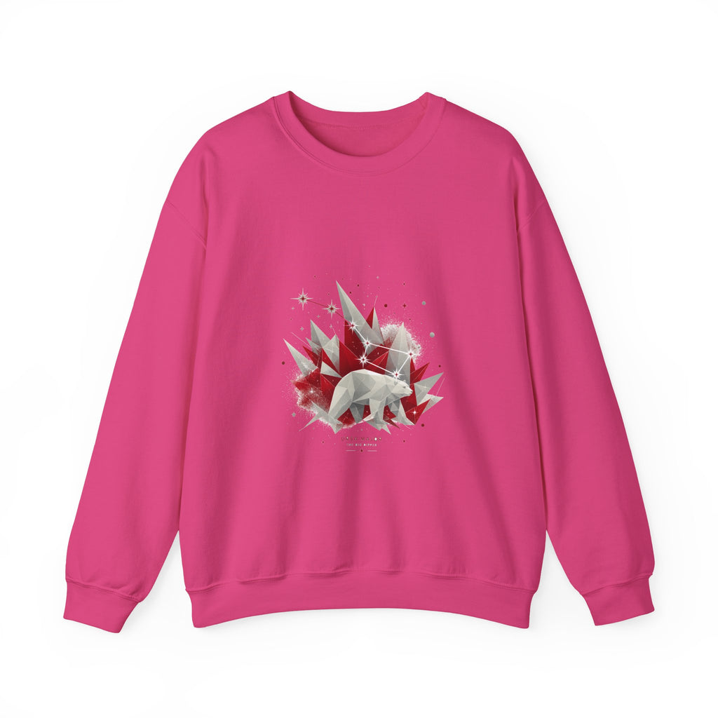Matching Couple Sweatshirt - Big & Little Dipper Matching Couple Premium Fleece Sweatshirt Geometric Art His Hers Love Gift - Design A