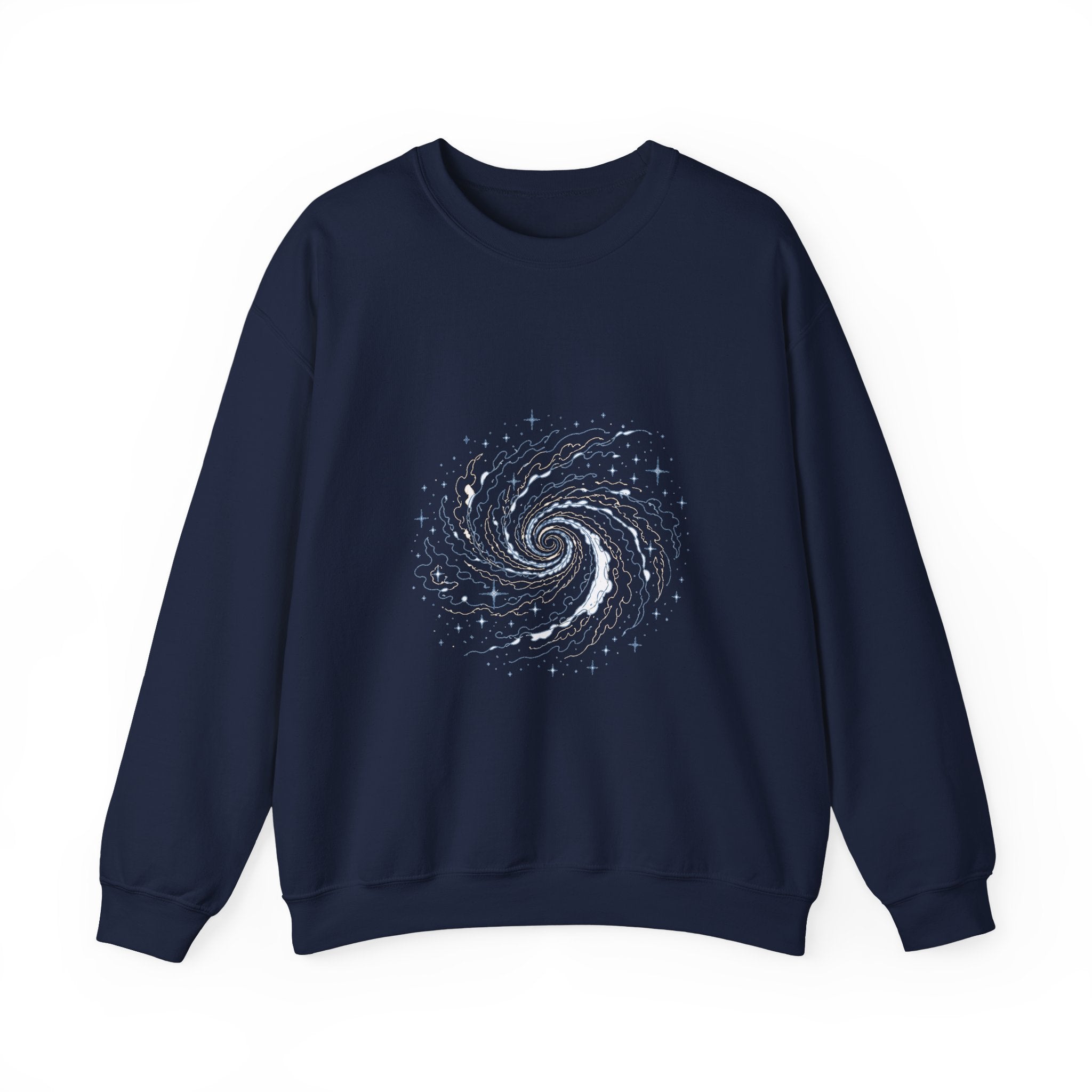 Matching Couple Sweatshirt - Galaxy & Supernova Matching Couple Premium Fleece Sweatshirt Minimalist Art His Hers Christmas Gift - Design A