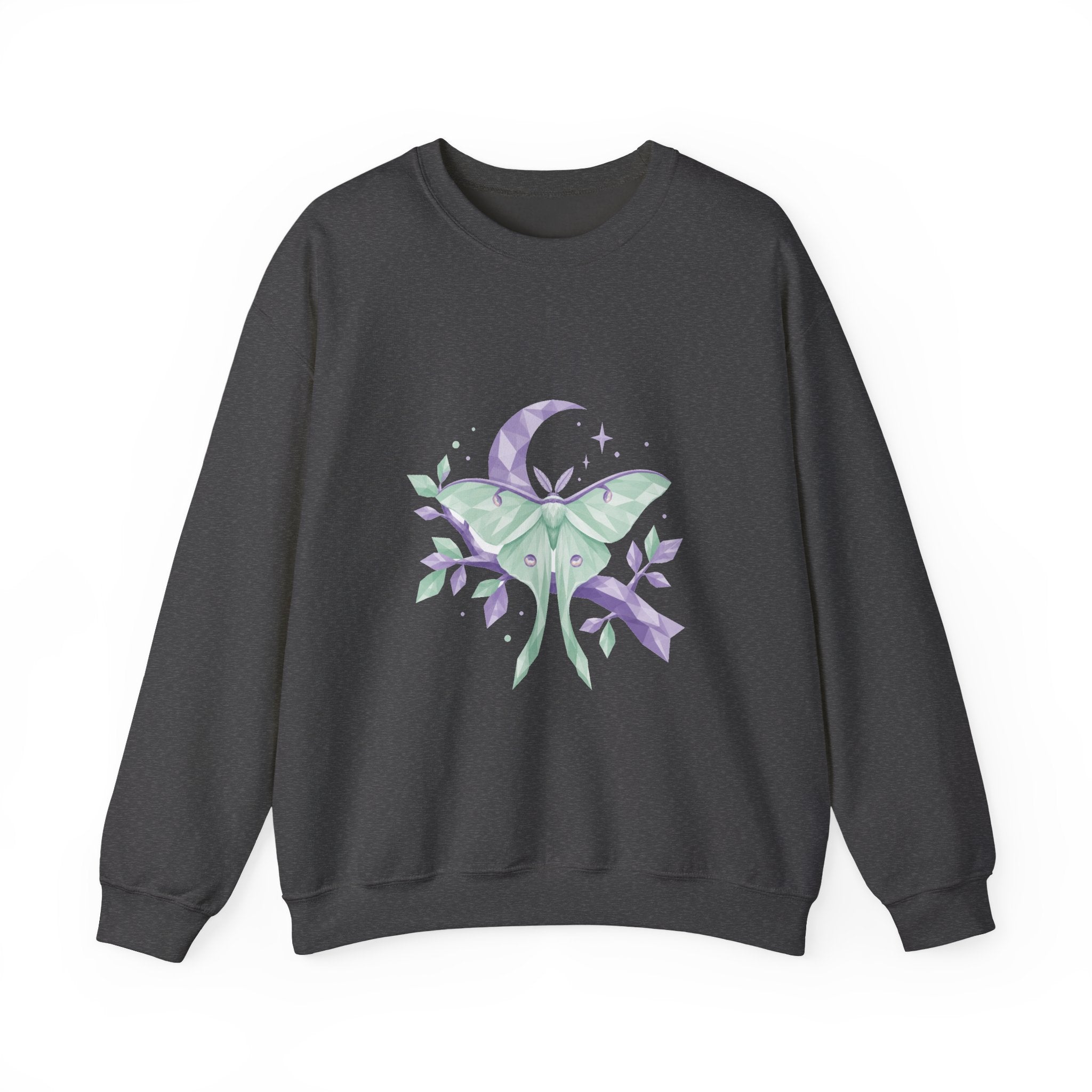 Matching Couple Sweatshirt - Butterfly & Moth Matching Couple Comfort Colors Crew Geometric Art His Hers Love Gift - Design B
