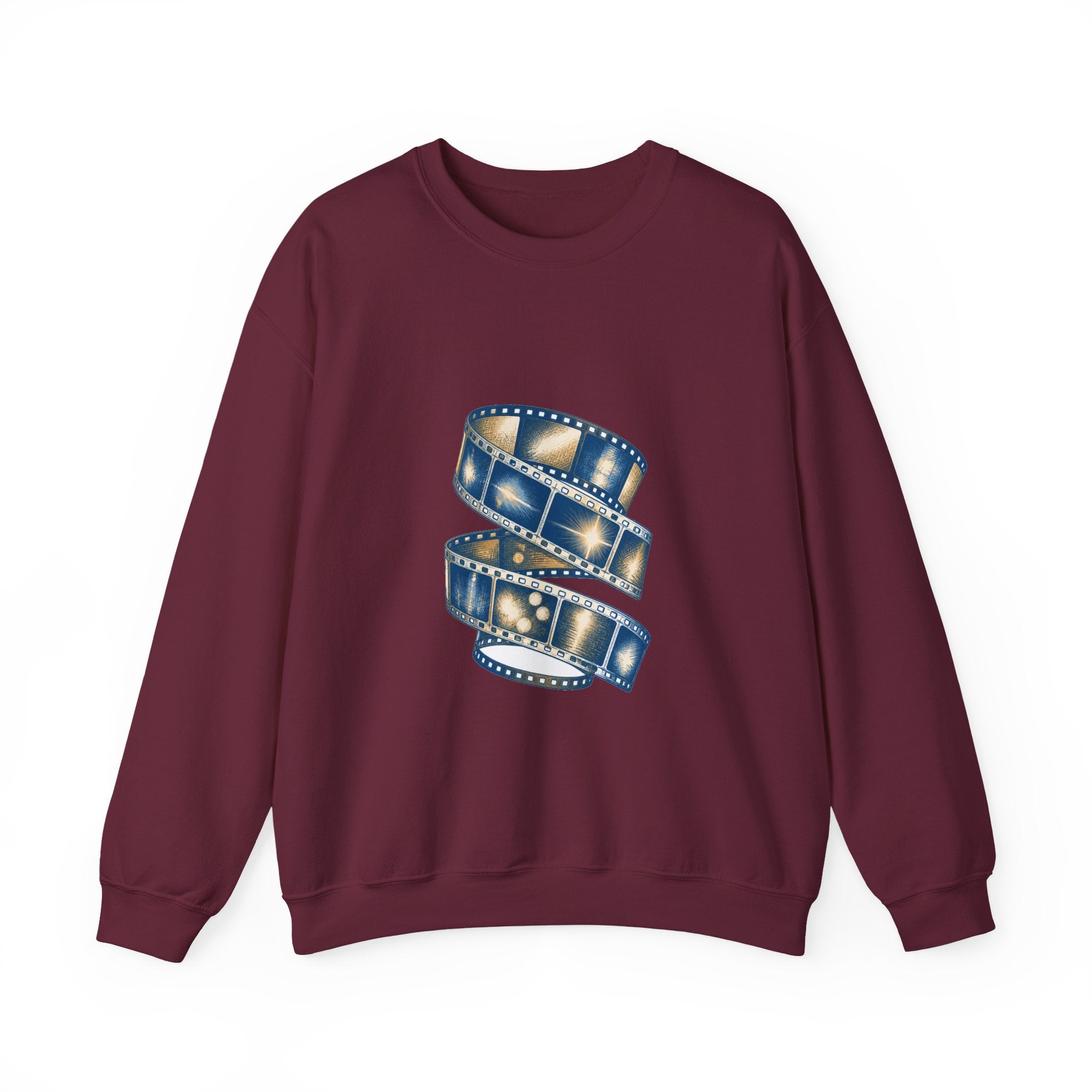 Matching Couple Sweatshirt - Camera & Film Matching Couple Crewneck Sweatshirt Hand-Drawn Art His Hers Best Friend Gift - Design B