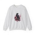 Matching Couple Sweatshirt - Raven & Swan Matching Couple Premium Fleece Sweatshirt Watercolor Art His Hers Birthday Gift - Design A