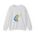Matching Couple Sweatshirt - Shooting Star & North Star Matching Couple Comfort Colors Crew Watercolor Art His Hers Birthday Gift - Design A