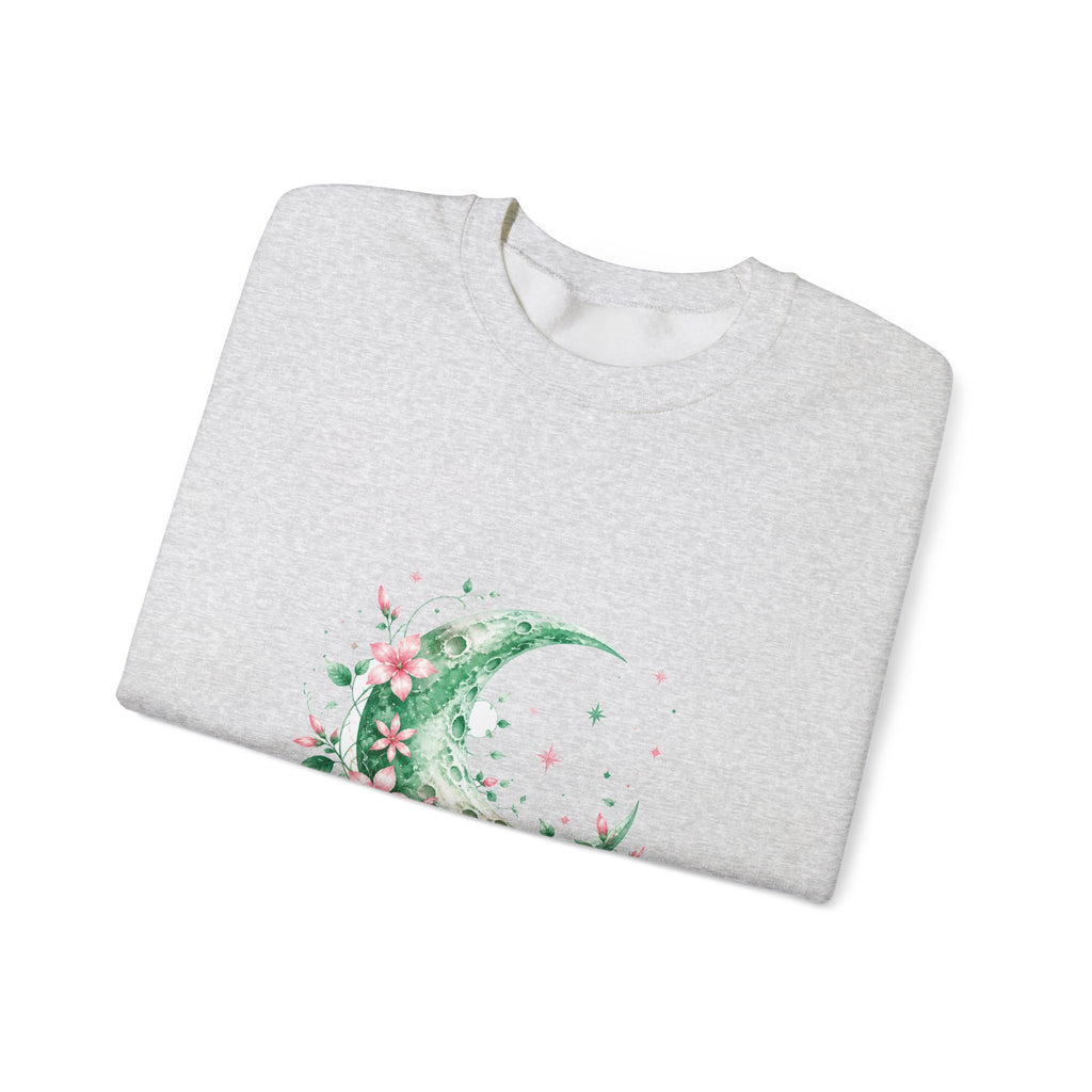 Matching Couple Sweatshirt - Sun & Moon Matching Couple Premium Fleece Sweatshirt Watercolor Art His Hers Birthday Gift - Design A