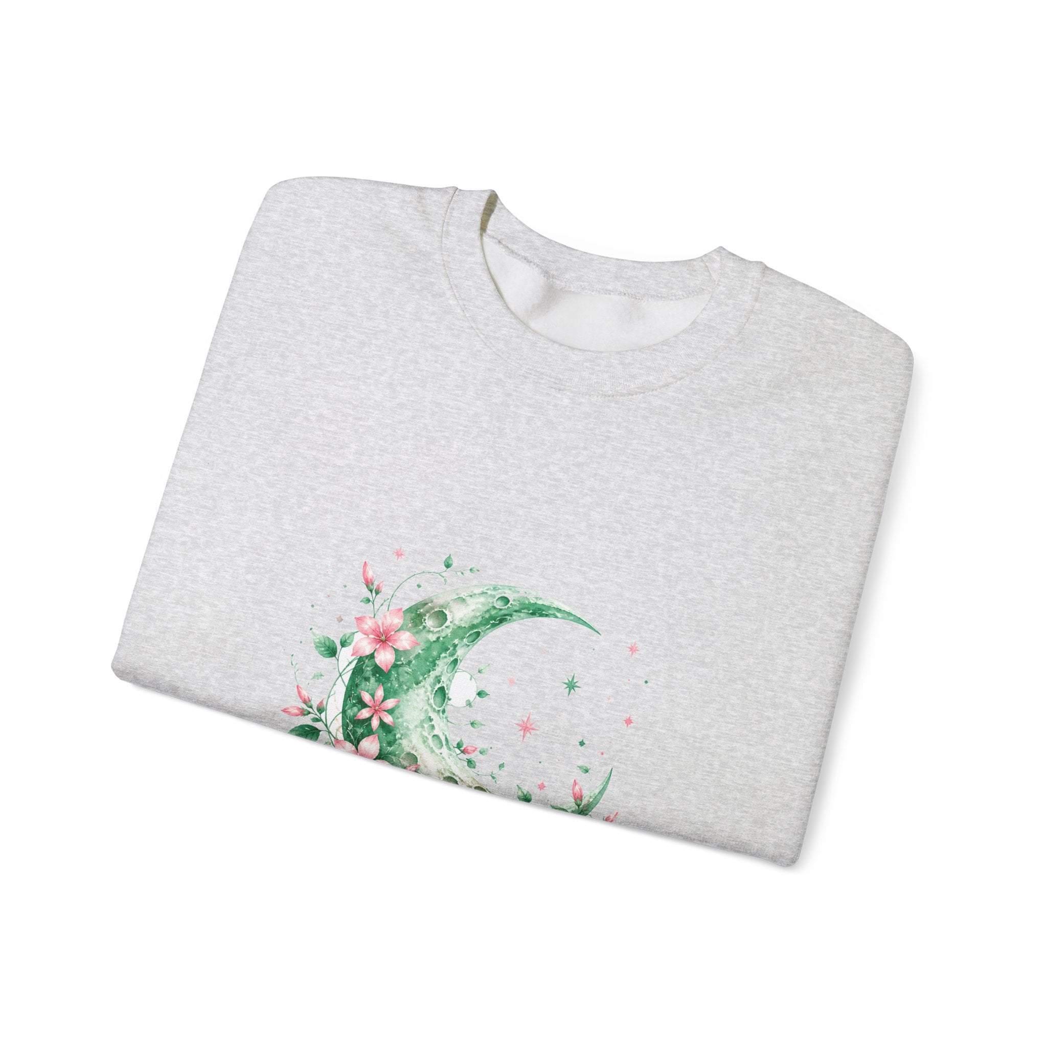 Matching Couple Sweatshirt - Sun & Moon Matching Couple Premium Fleece Sweatshirt Watercolor Art His Hers Birthday Gift - Design A