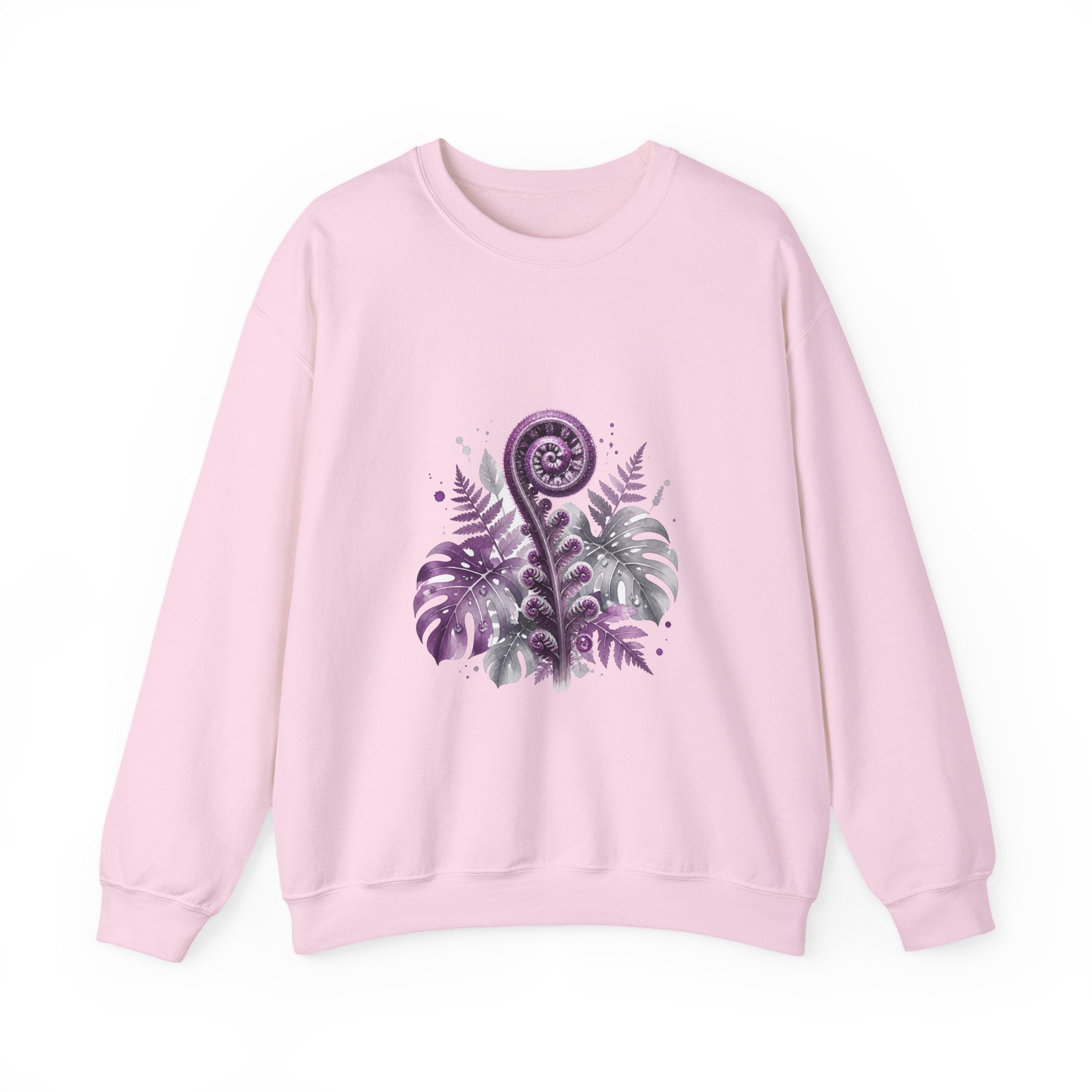 Matching Couple Sweatshirt - Desert & Rainforest Matching Couple Comfort Colors Crew Watercolor Art His Hers Birthday Gift - Design B