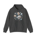 Matching Couple Sweatshirt - Comet & Asteroid Matching Couple Hooded Sweatshirt Hand-Drawn Art His Hers Best Friend Gift - Design B