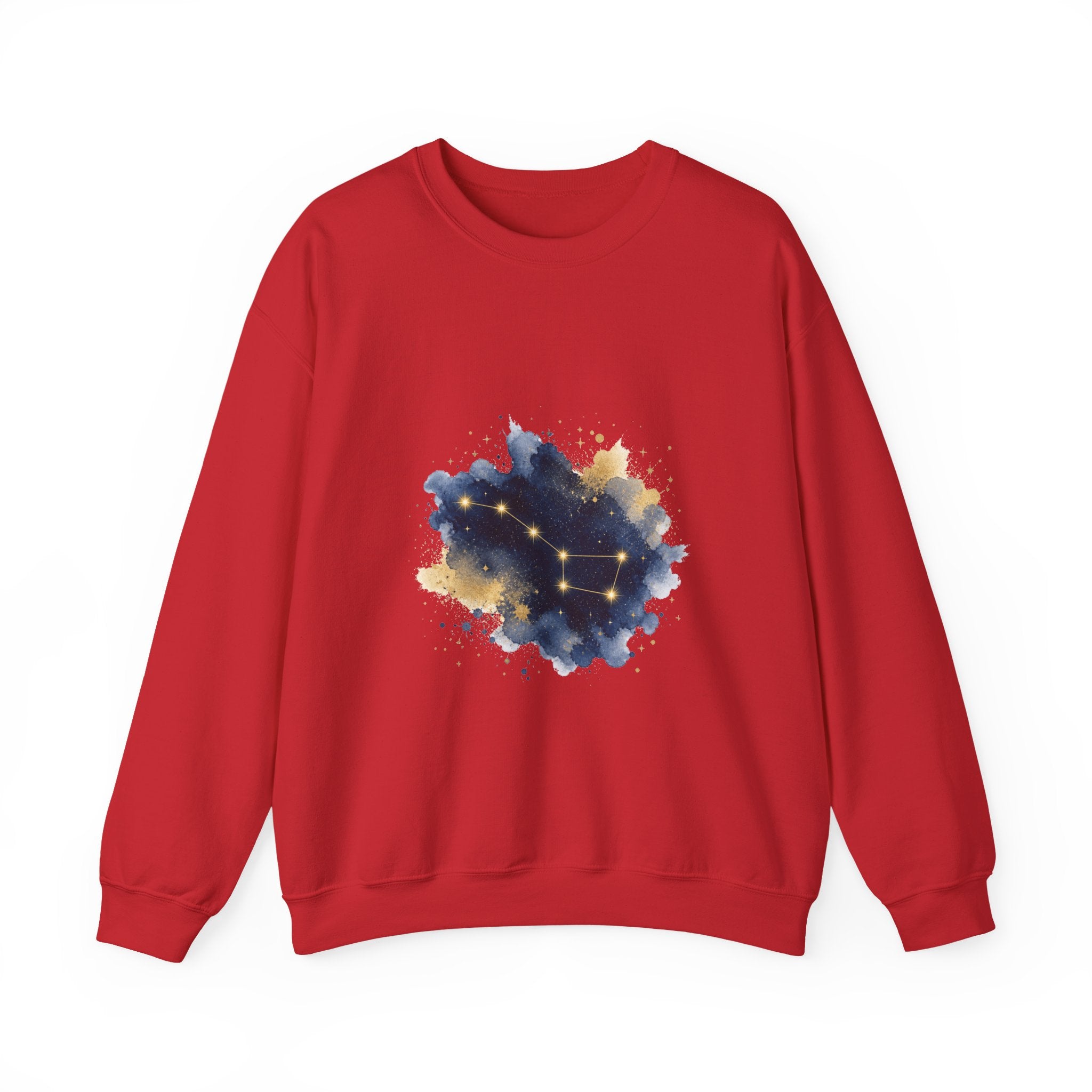Matching Couple Sweatshirt - Big & Little Dipper Matching Couple Comfort Colors Crew Watercolor Art His Hers Birthday Gift - Design A