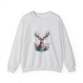 Matching Couple Sweatshirt - Bear & Deer Matching Couple Comfort Colors Crew Watercolor Art His Hers Birthday Gift - Design B