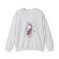 Matching Couple Sweatshirt - Koi Fish Yin Yang Matching Couple Crewneck Sweatshirt Vintage Art His Hers Wedding Gift - Design B