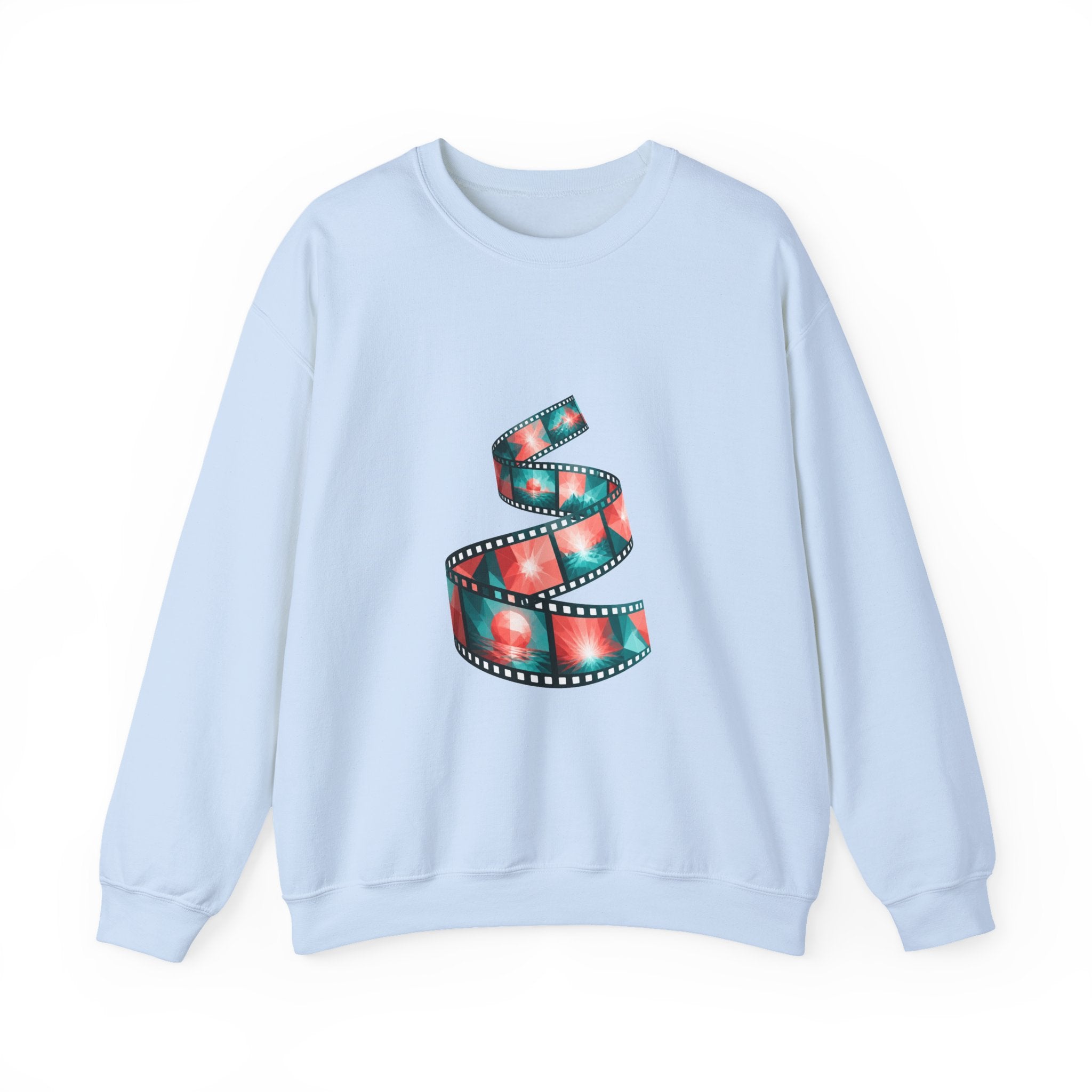 Matching Couple Sweatshirt - Camera & Film Matching Couple Crewneck Sweatshirt Geometric Art His Hers Couple Gift - Design B
