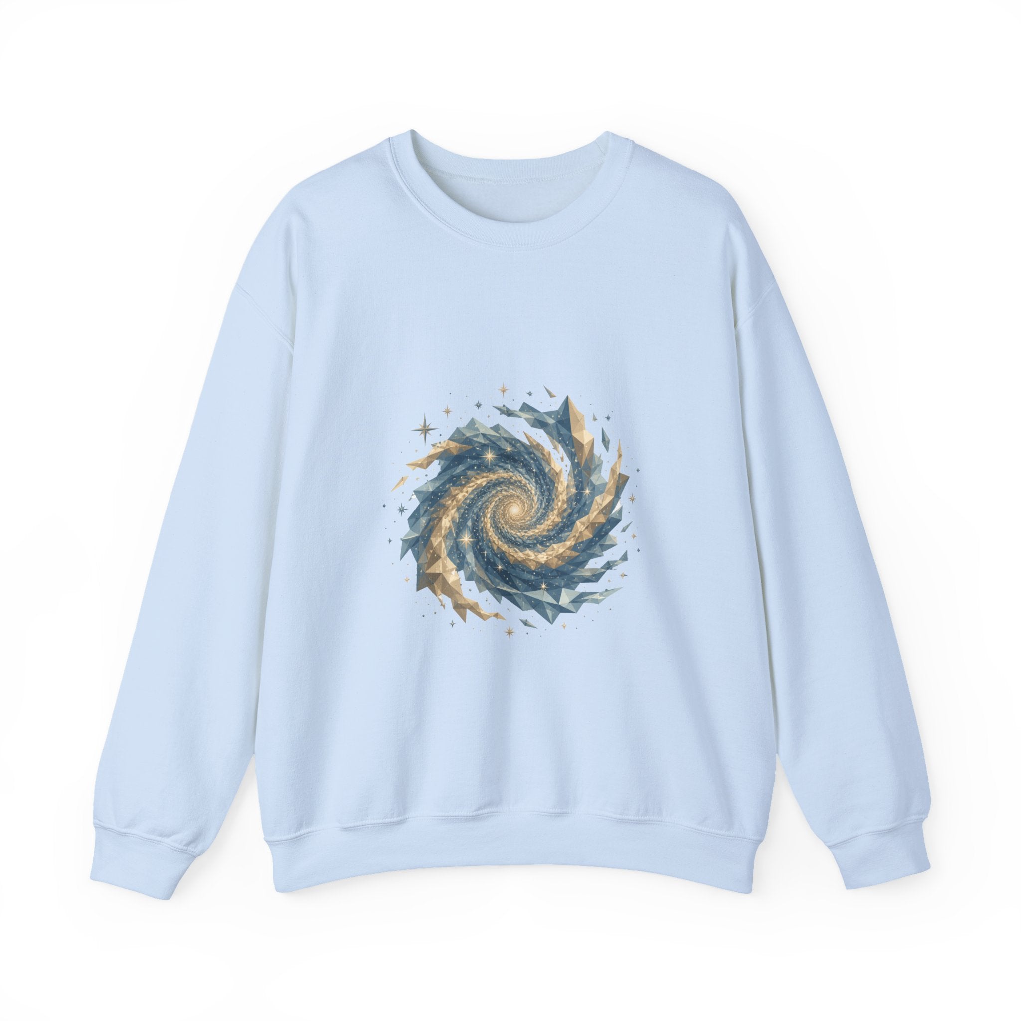 Matching Couple Sweatshirt - Galaxy & Supernova Matching Couple Premium Fleece Sweatshirt Geometric Art His Hers Love Gift - Design A