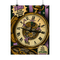 Pocket Watch Performers Wall Art Poster 24×36 Pop Art Restaurant Decor Maximalist Print