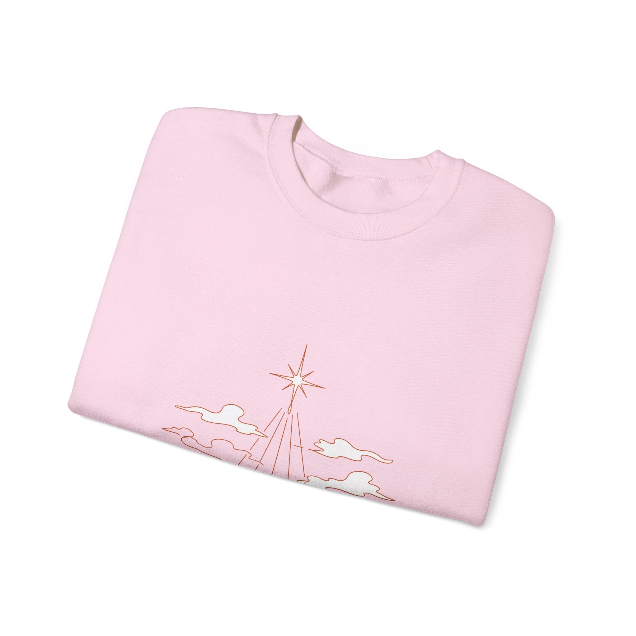 Matching Couple Sweatshirt - Evening & Morning Star Matching Couple Premium Fleece Sweatshirt Minimalist Art His Hers Christmas Gift - Design A