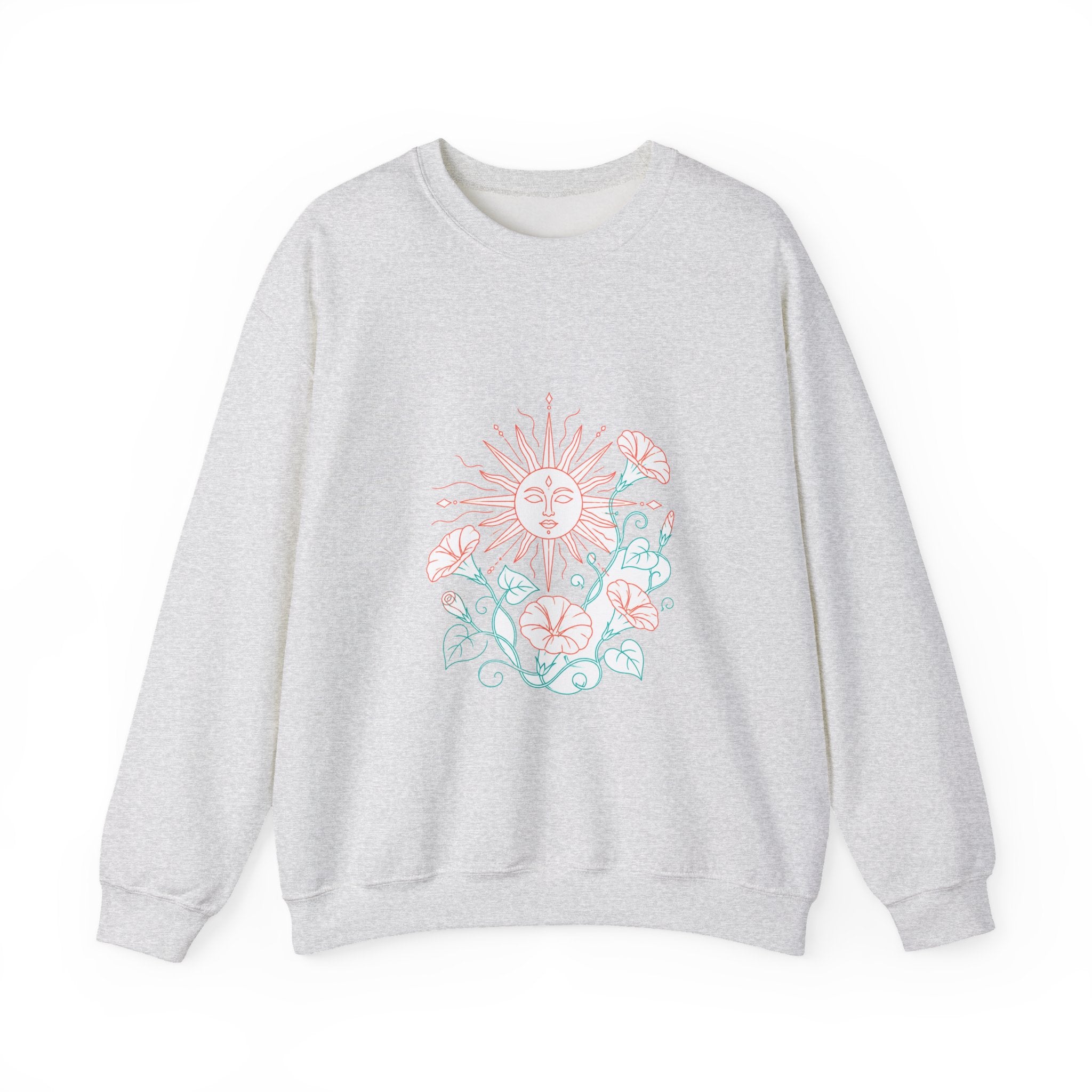 Matching Couple Sweatshirt - Sun & Moon Matching Couple Premium Fleece Sweatshirt Minimalist Art His Hers Christmas Gift - Design B