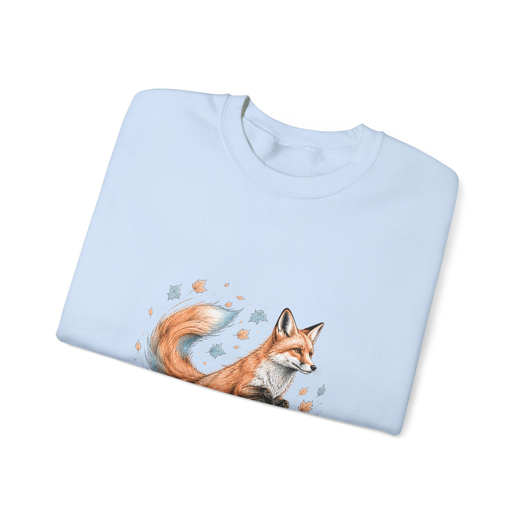Matching Couple Sweatshirt - Fox & Rabbit Matching Couple Premium Fleece Sweatshirt Hand-Drawn Art His Hers Anniversary Gift - Design A