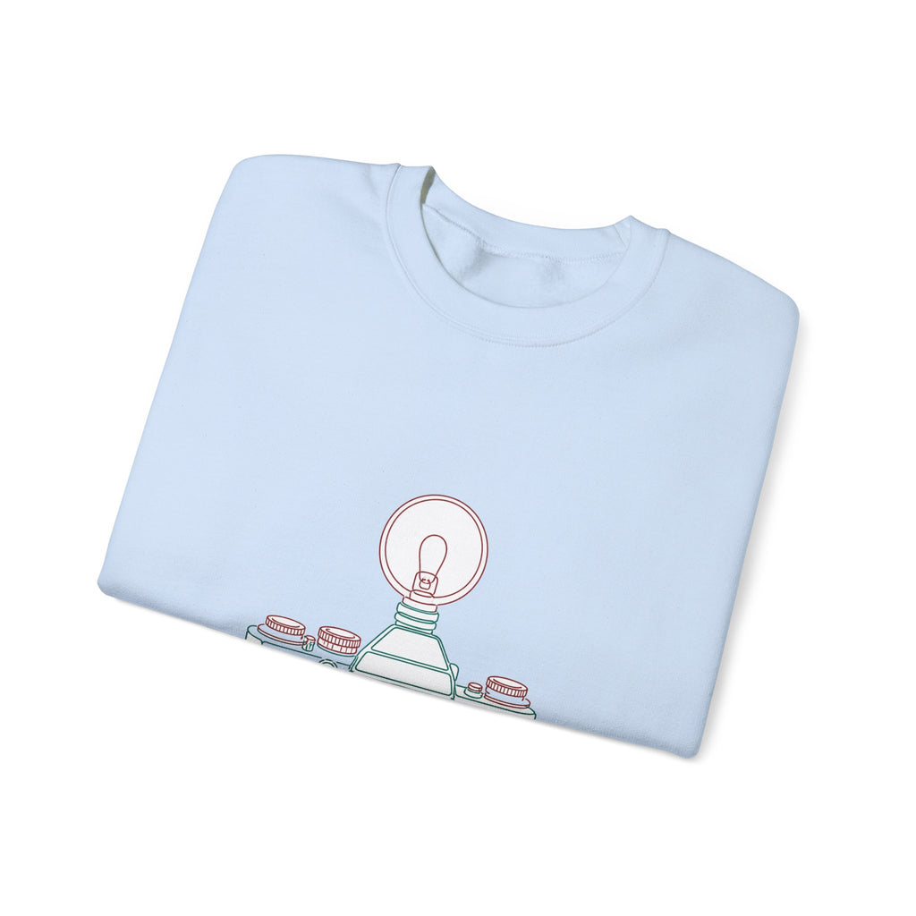 Matching Couple Sweatshirt - Camera & Film Matching Couple Premium Fleece Sweatshirt Minimalist Art His Hers Christmas Gift - Design A