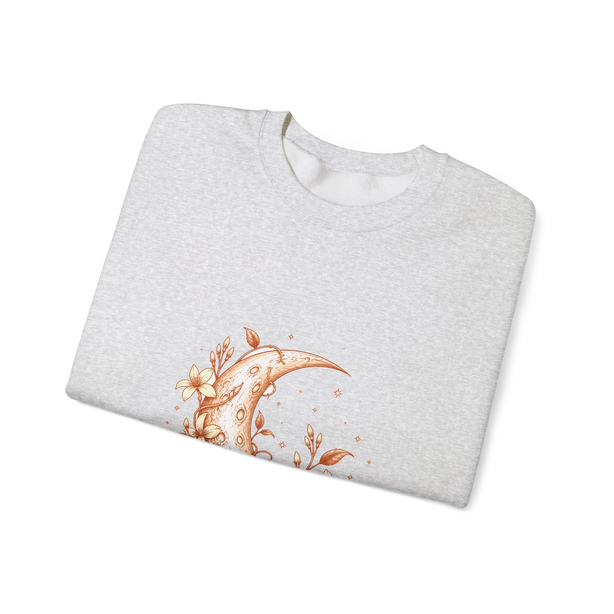 Matching Couple Sweatshirt - Sun & Moon Matching Couple Comfort Colors Crew Hand-Drawn Art His Hers Anniversary Gift - Design A