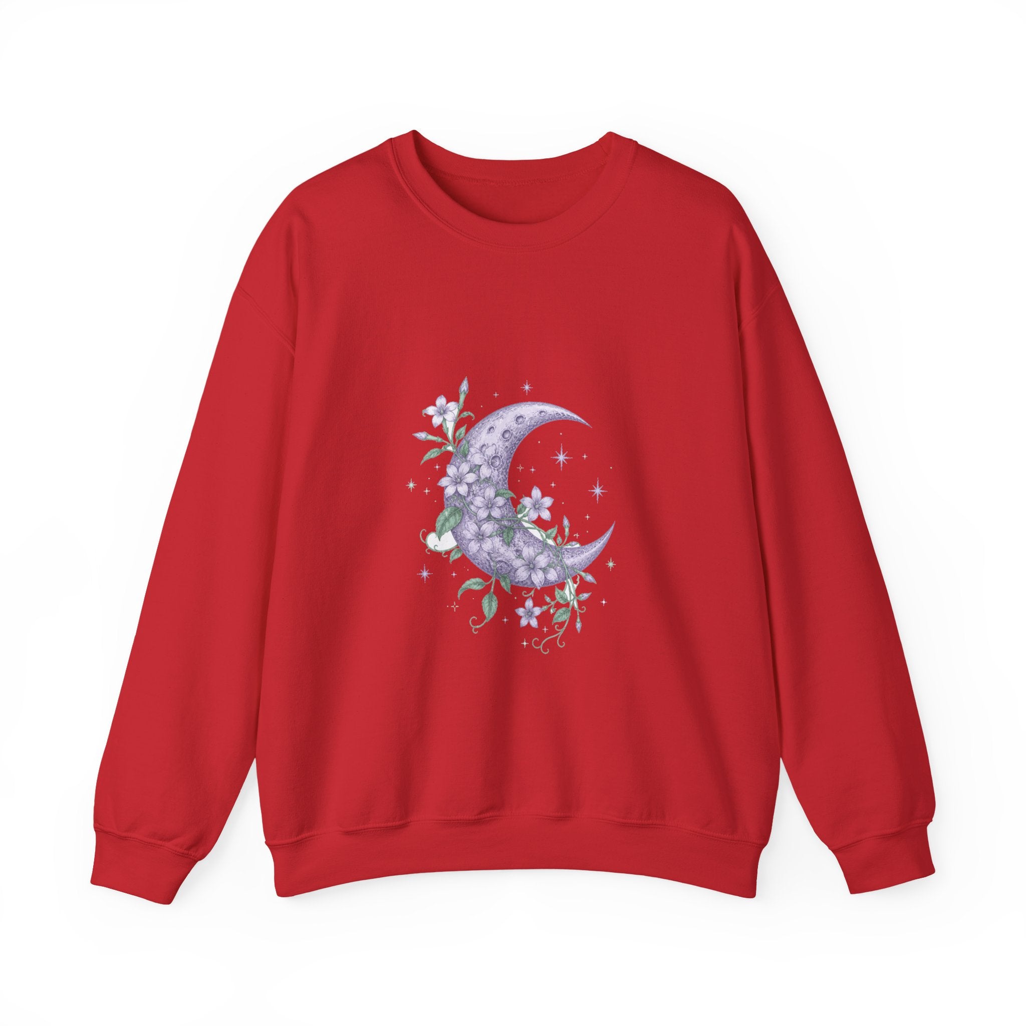 Matching Couple Sweatshirt - Sun & Moon Matching Couple Crewneck Sweatshirt Vintage Art His Hers Wedding Gift - Design A